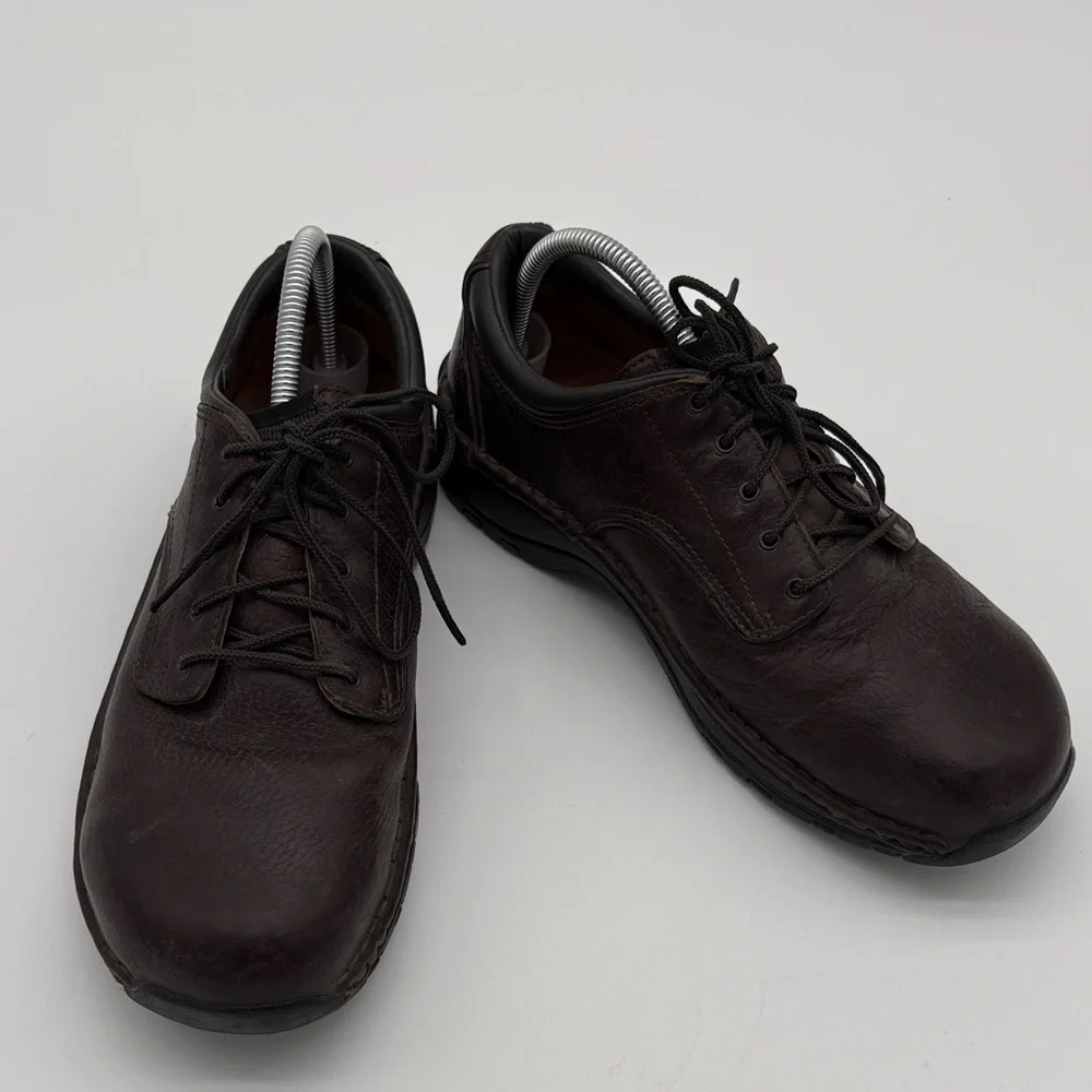 Red Wing Dark Brown Steel Toe Lace Up Oxford Work Shoes Men Size 8.5 BLEMISH